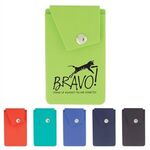 Buy Custom Printed Silicone Smart Phone Wallet with Stand