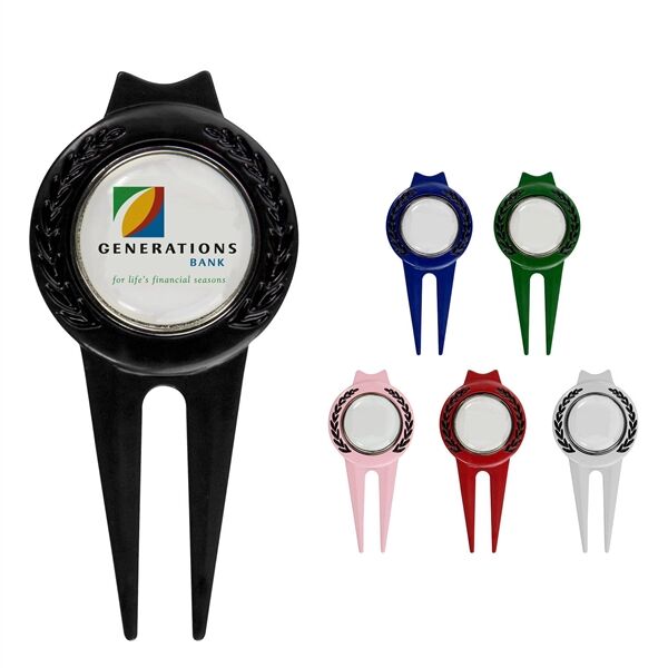 Main Product Image for Custom Printed Tour Divot Tool with Magnetic Marker