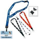 Buy Custom Printed Breakaway Lanyard with Key Ring 3/4"