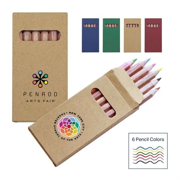 Main Product Image for Custom Printed Full Color Colored Pencil Set