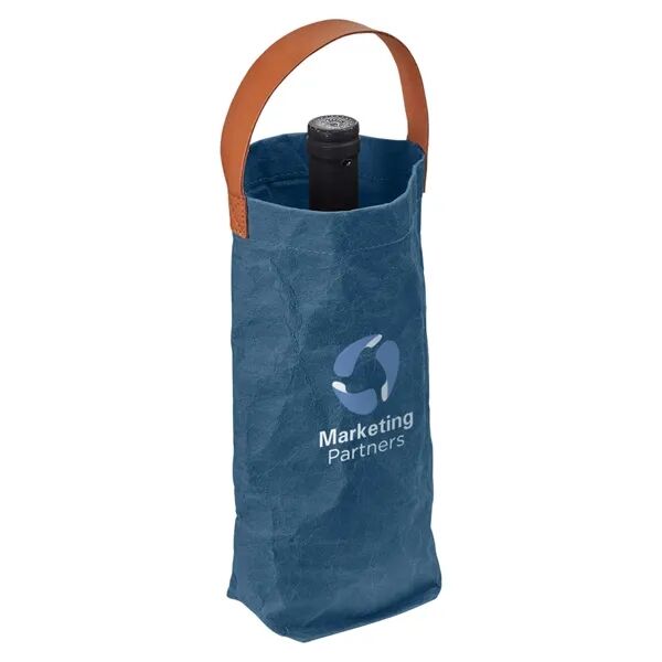Main Product Image for Custom Printed Prime Line Home &Table Washed Paper Wine Tote Bag