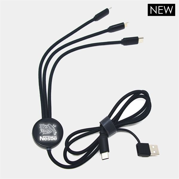 Main Product Image for Custom Printed Firefly LED Logo Multi-Cable