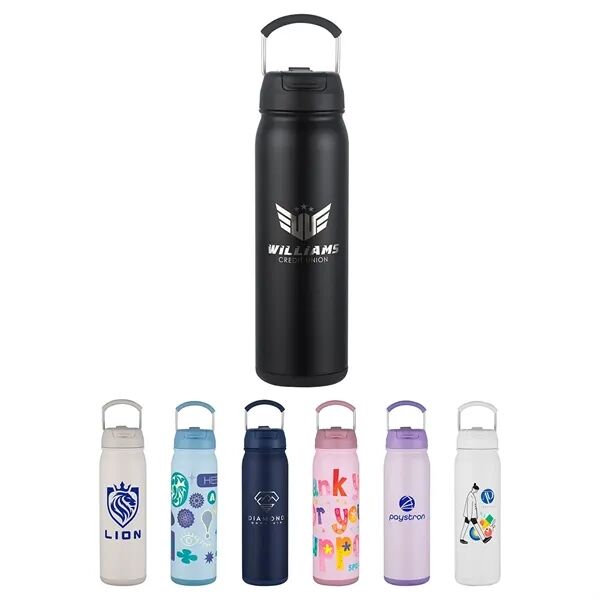 Main Product Image for Custom Tuscany Eco-Friendly 2-in-1 Vacuum Insulated Bottle 24 Oz
