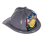 Buy Custom Imprinted Plastic Grey Fire Hat with Paper Shield