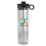 Buy Custom Printed Tritan Bottle w/Drink-Thru Snap On Loop Lid 24oz 