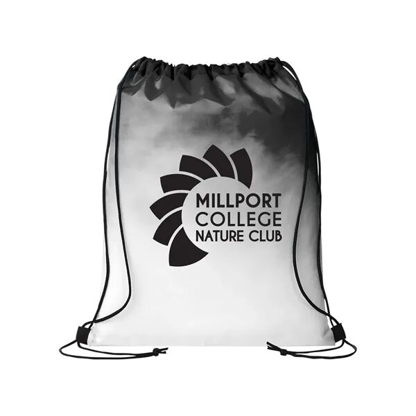 Main Product Image for Custom Printed Prisma Eco Friendly Gradient Drawstring Bag