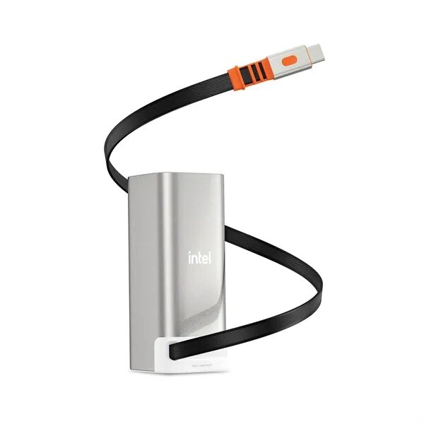 Main Product Image for Branded Dynamis, Metallic Power Bank with Retractable Cable