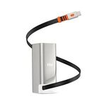 Buy Branded Dynamis, Metallic Power Bank with Retractable Cable