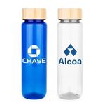 Buy Custom Logo EcoPure Bottle with Bamboo Lid 34oz.