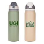 Buy Branded Three-Toned 27oz. Stainless Steel Straw Bottle