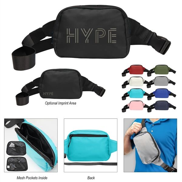 Main Product Image for Custom Printed XL Anywhere Belt Bag