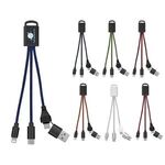 Buy Custom Printed 3-In-1 Braided Charging Buddy 2.0