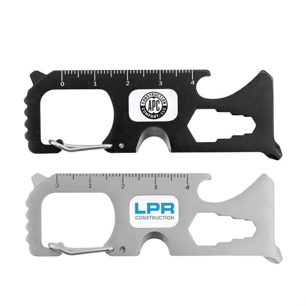 Main Product Image for Custom Logo Carabiner Multi-Function 11-in-1 Tool