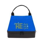 Buy Custom Logo Eco Friendly Two Compartment Lunch Cooler Tote Bag.