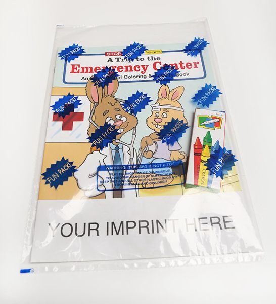 Main Product Image for A Trip To The Emergency Center Coloring Book Fun Pack USA Made
