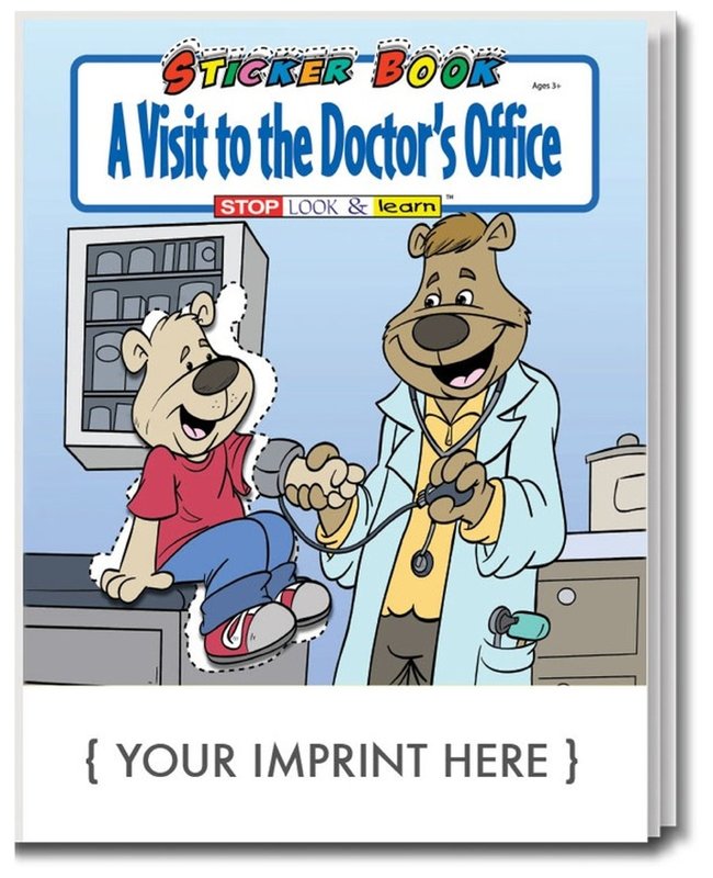 Main Product Image for A Visit To The Doctor's Office Sticker Book Fun Pack USA Made