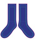 Adult Athletic Crew Socks - Blue