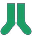 Adult Athletic Crew Socks - Green