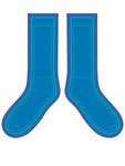Adult Athletic Crew Socks - Royal Blue