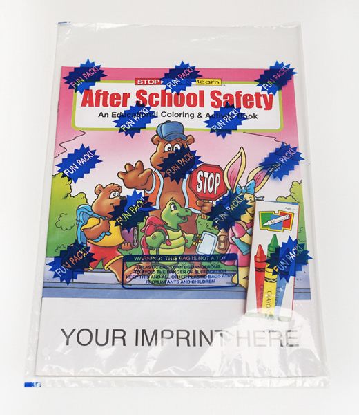 Main Product Image for After School Safety Coloring And Activity Book Fun Pack USA Made