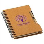 Buy Custom Printed Recycled Spiral Notebook w/Sticky Notes & Pen