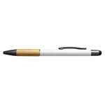 Aidan Bamboo Pen - White