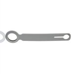 Airtag Silicone Luggage Tag - Gray