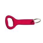 Aluminum Bottle Opener Key Ring - Red