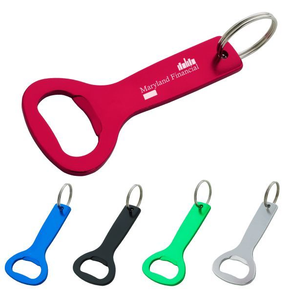 Main Product Image for Custom Printed Aluminum Bottle Opener Key Ring