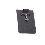 Anchor Phone Wallet  Stand - Medium Black