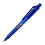 Aqua Click - RPET Recycled Plastic Pen - ColorJet - Blue