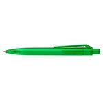 Aqua Click - RPET Recycled Plastic Pen - ColorJet - Green