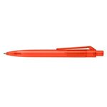 Aqua Click - RPET Recycled Plastic Pen - ColorJet - Red