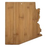 Arizona State Shaped Bamboo Serving and Cutting Board -  