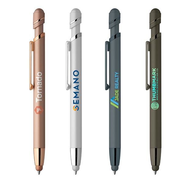 Main Product Image for Custom Printed Atlantic Softy Metallic Pen With Stylus