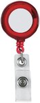 Badge holder - Translucent Red