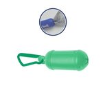 Bag Dispenser # 2 with Carabiner - Green