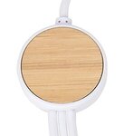 Bamboo 3-in-1 39- Charging Cable - Medium White