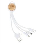 Buy Custom Printed Bamboo 3-in-1 6- Charging Cable