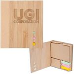 Bamboo Board Memo Pad & Sticky Note Set -  