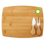 Bamboo Cheese Board Set