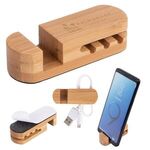 Buy Bamboo Desktop Cable Organizer