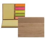 Bamboo Sticky Note Pad - Full Color -  