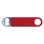 Bartenders Vinyl Bottle Opener - Pad Print - Red