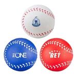 Baseball Stress Reliever - Red-white