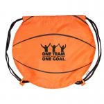 Buy Imprinted Drawstring Backpack Basketball