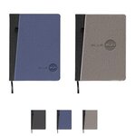 Baxter Large Refillable Journal with Front Pocket -  