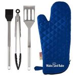 BBQ Grilling Mitt Kit -  