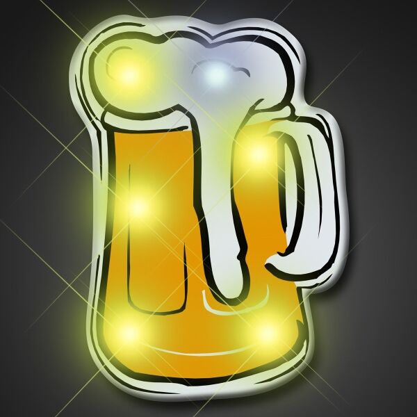 Main Product Image for Custom Printed Beer Mug Blinking Lights