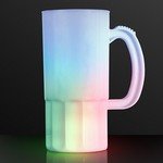 BEER MUG TALL LIGHT UP 20 OZ - Multi Color